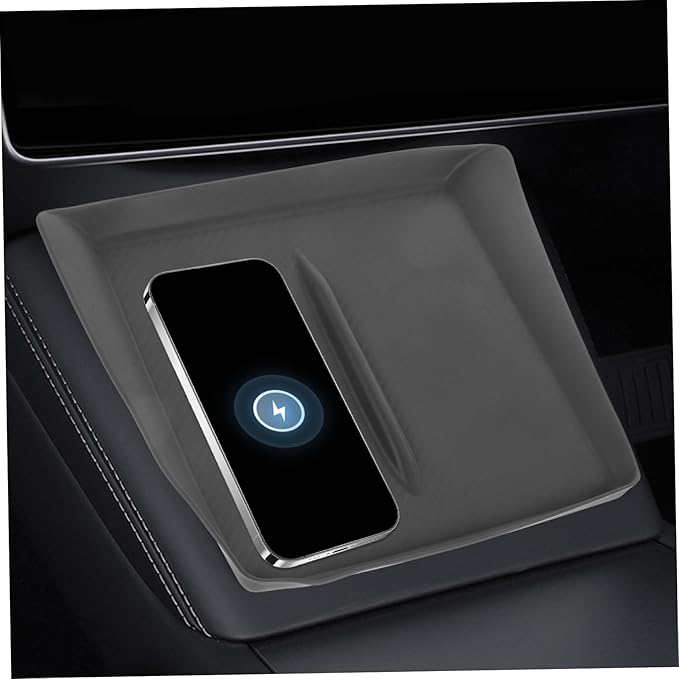 Silicone Cordless Charging Pad for Soft Design for Effortless Phone Charging Your Car Interior