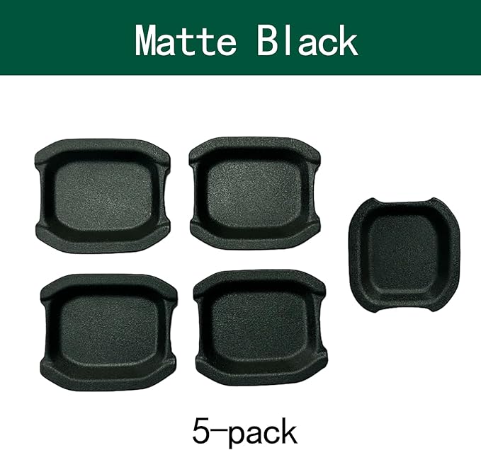 Door Bowl Scratch Protector for Jeep Wrangler JL JLU 2018-2024 4 Doors Exterior Door Handle Bowl Cover Protection Trim Accessories Matte Black