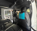 SPIDERWEBSHADE Seatback Sac - Backseat Car Storage Organizer - Large Mesh Pocket for Organizing Snacks, Toys, Tablets, Phones, Car Travel Accessories - Universal For Most Vehicles (Teal)