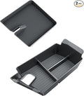 SKTU 2PCS for 2024 2025 2026 Dodge Charger Center Console Tray for 2024 2025 2026 Dodge Charger Console Mat & Center Console Organizer Dodge Charger 2024 2025 2026 Accessories Console Non-Slip Pad