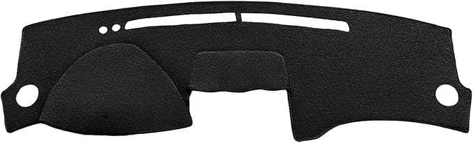 Dash Cover Mat Custom Fit for Toyota Solara 2004 2005 2006 2007 2008 with Cutout for Climate Sensor and Light Sensor, Dashboard Pad Carpet Protector (Black) F90