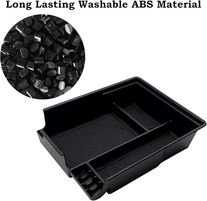 Center Console Organizer Compatible with Hyundai Palisade 2022 2021 2020 Accessories (Black)