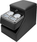 Tocsho Center Console Between Seat for Minivans, SUVs, Middle Van Console Floor Console Organizer Storage Box with Locking