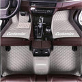 Custom Car Mats All Weather Fit Automotive Floor Mats PU Leather Protector Mat for Most Sedan, SUV, Truck Floor Mats (Gray)