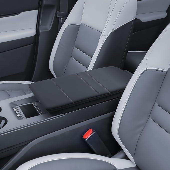 Armrest Cover for 2024 2025 Honda Prologue (EX/Touring/Elite) Accessories Center Console Middle Lid Pad Protector for Car Elbow Rest-Thickened