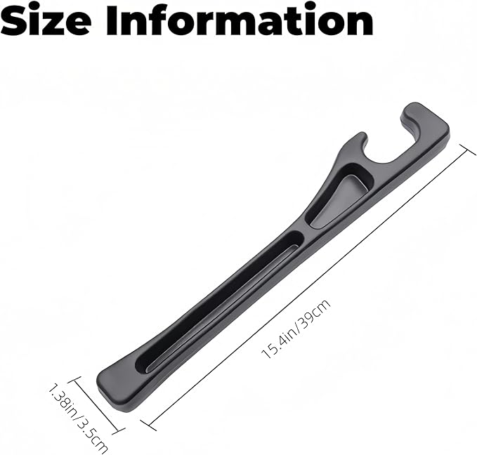 Car Seat Gap Filler Set of 2, Soft Foam Multifunctional Seat Side Gap Filler with Organizer, Universal Fit Car SUV, Truck Fill The Gap Between Seat & Console(Black)