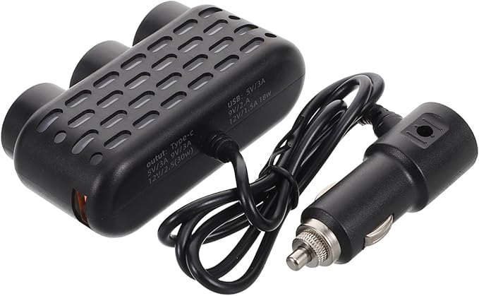 Multi Ports Car Charger Car Adapter Universal Vehicle Charger for Men Truck Accessories