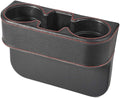 Black Multifunctional Car Cup Holder Car Seat Organizer Gap Filler Bottle Phone Storage Organizer