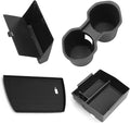 SMABEE Fit for Subaru Forester 2025 2026 4PCS Center Console Hidden Storage Box+Armrest Storage Insert Box+Center Console Cup Holder+Center Console Wireless Charging Protective Mat