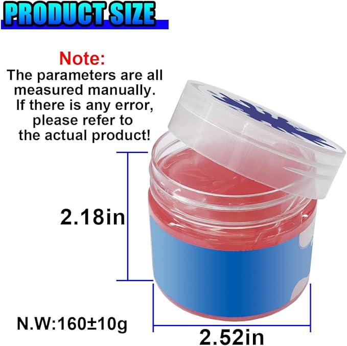 Car Cleaning Gel, No-Scratch Automotive Dust Cleaning Putty, Car Interior Cleaner Slime with Adsorption Capacity, Universal Vehicle Detailing Supplies for Most Cars (Pink)