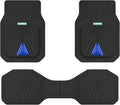 FLORICH Car Floor Mats, Heavy Duty Floor Mats for Cars, 3 Piece All-Weather Floor Mats with Anti-Slip Backing, Universal Trim-to-Fit, Waterproof Automotive Floor Mat for Cars Trucks SUV (Blue)