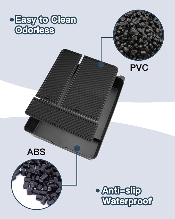 (3PCS)2026 Passport Center Console Organizer for Honda Passport TrailSport 2026 Accessories,Armrest Box & Cup Holder & Wireless Mats Compatible with 2026 Honda Passport TrailSport/TrailSport Elite/RTL