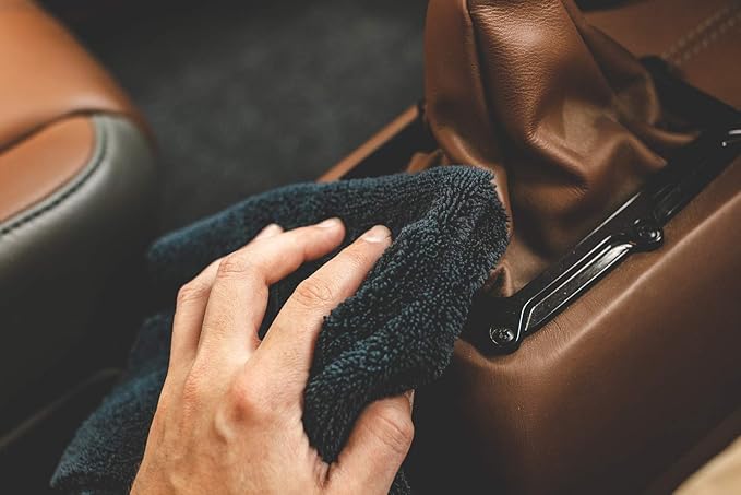 The Rag Company - Creature Edgeless Auto Detailing Towels (10-Pack) Professional 70/30 Blend, Dual-Pile Plush Microfiber, Buffing & Polishing, 420gsm, 16in x 16in, Royal Blue