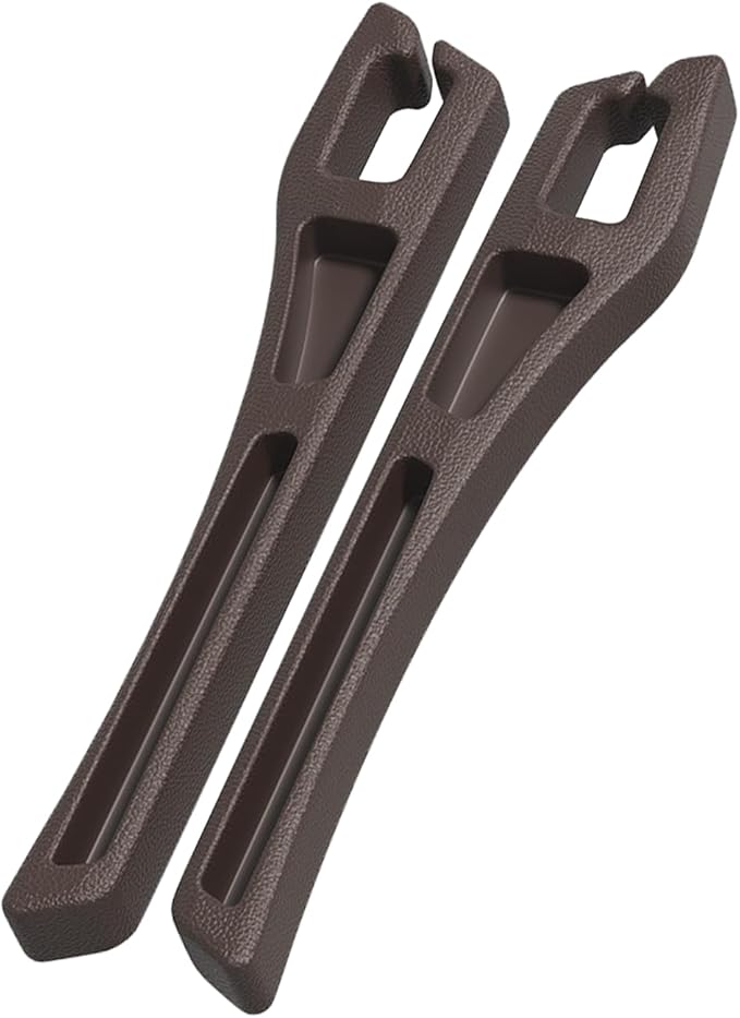 2PCS Car Seat Gap Filler Organizer,Multifunctional Car Gap Filler Organizer Storages Function ,Universal Console Catcher Between Seats Cars Interior Accessories (Brown)