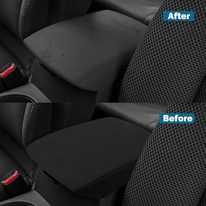 INTGET Center Console Armrest Cover for 2005-2021 Nissan Frontier Accessories 2005-2015 Nissan Xterra Accessories Neoprene Middle Arm Rest Protector Console Lid Cover (Neoprene)