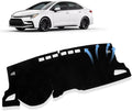 Dash Cover Compatible with Toyota Corolla 2019-2025 LE Full Set, Dashboard Cover Mat and Center Console Cover Pad, Custom Fit Sunshield Protector Interior Car Accessories (NOT fit Corolla Cross)
