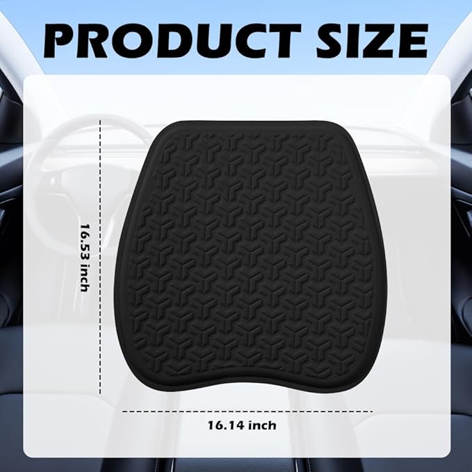 2026 New Gel Car Seat Cushions for Driving,Breathable & Non-Slip Car Seat Pads for Pressure Relief,Universal Driver Seats Cushion as Cars Accessories Interior for Most Vehicles