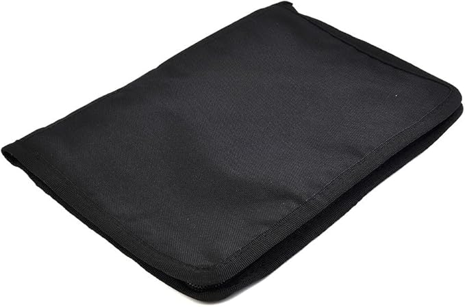 For Car Glove Box Organizer Storage Folder with Multi Pockets for Documents and Manuals, Zippered Exterior Pocket, Elastic Loop for Pen or Tire Gauge, 600D Oxford