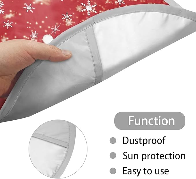 Steering Wheel Sunshade Cover Anti-Heat Car Steering Wheel Cover Steering Wheel Sunblock Cover Interior Accessories for SUV Truck Van Car, Christmas Persian Cat Snowflake Pattern