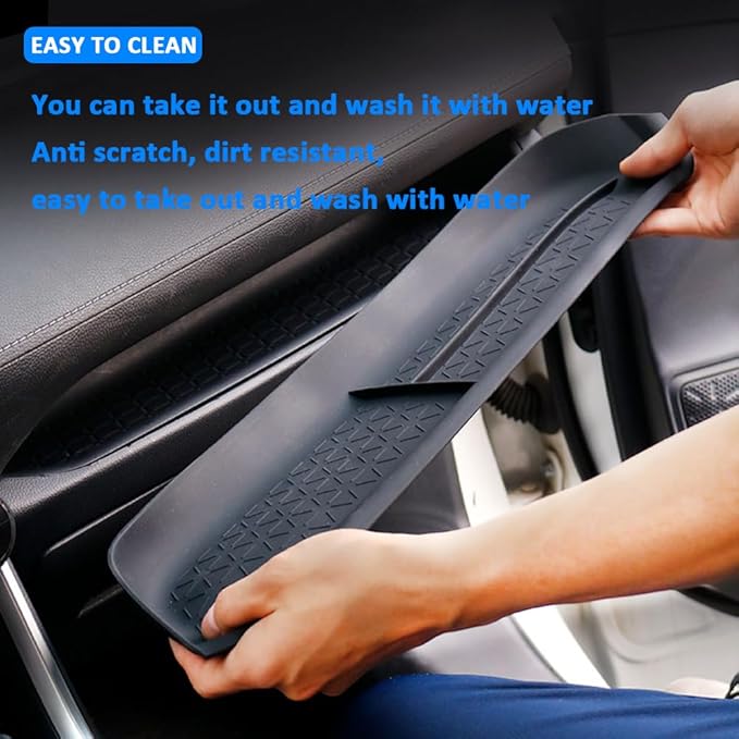 CUCHIYUN for 2023 RAV4 Passenger Storage Organizer Mat Glove Box Storage Organizer Tray Compatible with Toyota RAV4 2023 2022 2021 2020 2019 Accessories