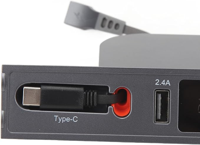 Astibym Car USB Hub 27W Fast Charging with 2 Cables Center Console Docking Station Replacement for Tesla Model 3 Y 2021 to 2023