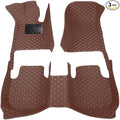 Floor Mats for Cars, All-Weather Mats, Waterproof Trim-to Fit Automotive Floor Mats for 99.9% Cars Sedan Trucks SUV, Custom Floor Liner Car Accessories (Coffer)