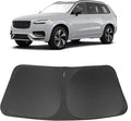 Windshield Sun Shade Custom Fit for 2016-2024 2025 2026 Volvo XC90 Accessories Foldable Sunshade Sun Blocker Protect Car from Sun Rays & Heat Damage Keep Car Cooler