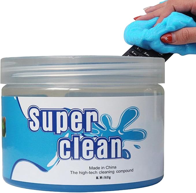 Dust Cleaning Gel - Car Detailing Putty, Interior Cleaner for Car Vents, Dashboard, Air Vents, Keyboard, Laptop | Automotive Cleaning Gel, Car Detailing Tool, Car Interior Cleaner for Home, Office, El