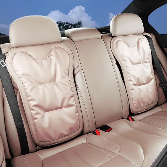 Car Seat Cushion, Personalized Lumbar Support Cushion, Custom Pain Relief Seat Cushion for Long Driving, Car, Office or Home Chair (2PCS-Cushion-C)