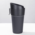 LoopTime Leakproof Car Trash Can,Mini Car Trash Bin for SUV and Truck,Small Cars Garbage Can,Waterproof Automotive TrashCan for Vehicle,Home,Office,Multipurpose,Easy to Clean (Black Hook)
