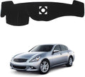 Dashboard Mat Cover for Infiniti G25 G25X G35 G35X G37 G37X 2008-2013,Q40 Q60 2014 2015 Nonslip Center Console Sunshield Glare UV Rays Protector Accessories