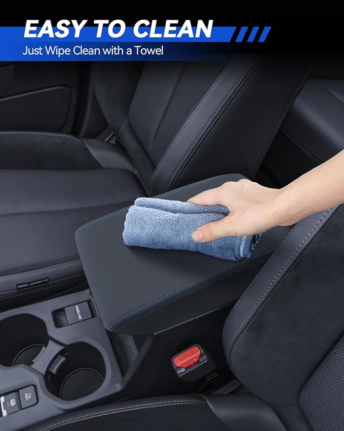 Armrest Cover for 2025-2026 Subaru Forester Base/Premium/Sport/Limited/Touring Accessories Center Console Middle Lid Pad Protector for Car Elbow Rest