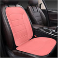 Car Seat Cushion, Leather Soft Breathable Non-Slip Vehicle Front Driver Seat Cover Pad, Comfortable Auto Interior Chair Protector Cushion, Universal for Truck SUV Sedan (Pink)