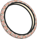 Neoprene Steering Wheel Cover Westie Floral Car Steering Wheel Cover Universal Fit for Most Cars