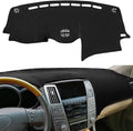 Dash Cover Mat Custom Fit for 2004-2006 Lexus RX330,2007-2009 RX350, 2006-2008 RX400h, Dashboard Cover Pad Carpet Protector with Cutout for Speaker (Black) F82