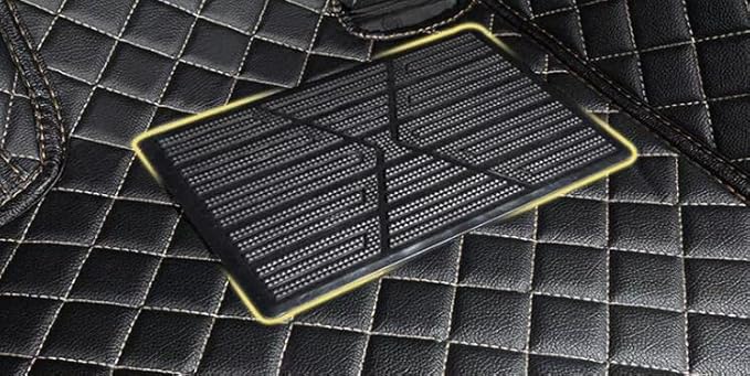 Custom Floor Mats for Cars fit 95% Sedan SUV Sports Car Full Coverage All Weather Men Women Pads Protection Non-Slip Leather Floor Liners (White)