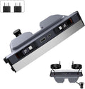 65W USB Charger Hub for Tesla Model Y Juniper 2025,2026 Accessories- 4-Port Fast Charging Hub with Sliding Cover, 2 Type-C Docking Station for Tesla Model 3 Highland 2024-2026