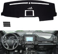 TUCAREST Dash Cover Fit for 2015 2016 2017 2018 2019 2020 Fo-rd F-150 Nonslip Car Dash Board Mat Sunshade No-Glare and Slip Pad Carpet Sunshield Protector (Without HUD) Flannel Black