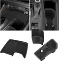 Compatible with Grand Highlander 2024-2026 Accessories, Black Silicone Center Console Cup Holder & Wireless Charging Anti-Slip Mat (3PCS)