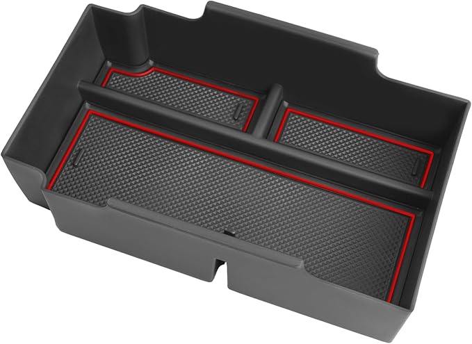 SKTU for 2024 2025 2026 Subaru Crosstrek/Impreza Center Console Organizer 2024-2026 Crosstrek Hybrid Console Tray 2024 2025 2026 Impreza Accessories Tray 2024 2025 2026 Crosstrek Accessories (Red)