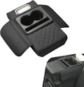 Car Armrest Cushion, Multifunctional Car Center Console Cover, 5-in-1 Automotive Center Console Cover with Storage Box, Cup Holder, Tissue Box and Phone Slot, Universal for Most Cars