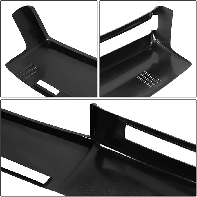 DNA MOTORING Dash Cover Overlay Compatible with 81-91 C/K/R/V Series/Jimmy, 87-91 Blazer, Black Dash Board Cover Cap, ZTL-Y-0286-BK