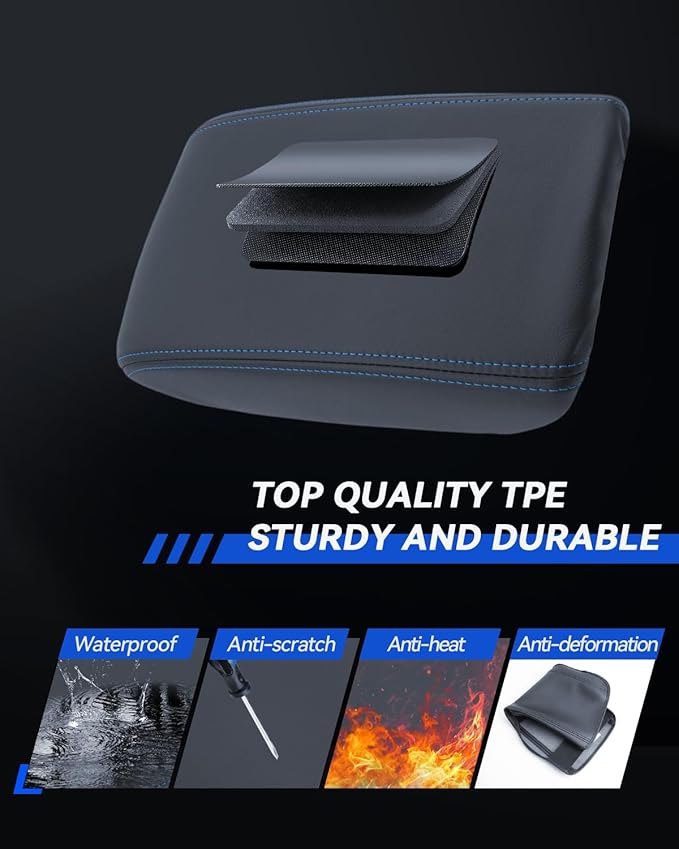 Armrest Cover for 2025-2026 Subaru Forester Base/Premium/Sport/Limited/Touring Accessories Center Console Middle Lid Pad Protector for Car Elbow Rest