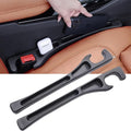 YOYOKIT 2PCS Car Seat Gap Filler, Universal No Drop Seat Guard Organizer, Stocking Stuffers for Men Women, Car Accessories Between Seat & Console for Car, SUV, Truck (Black)