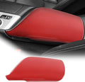 Car Center Console Pad for Chevrolet Corvette C7 2014-2019 Car Armrest Cover Leather Cushion Waterproof Car Armrest Seat Box Protector Accessories (ABS-Red)