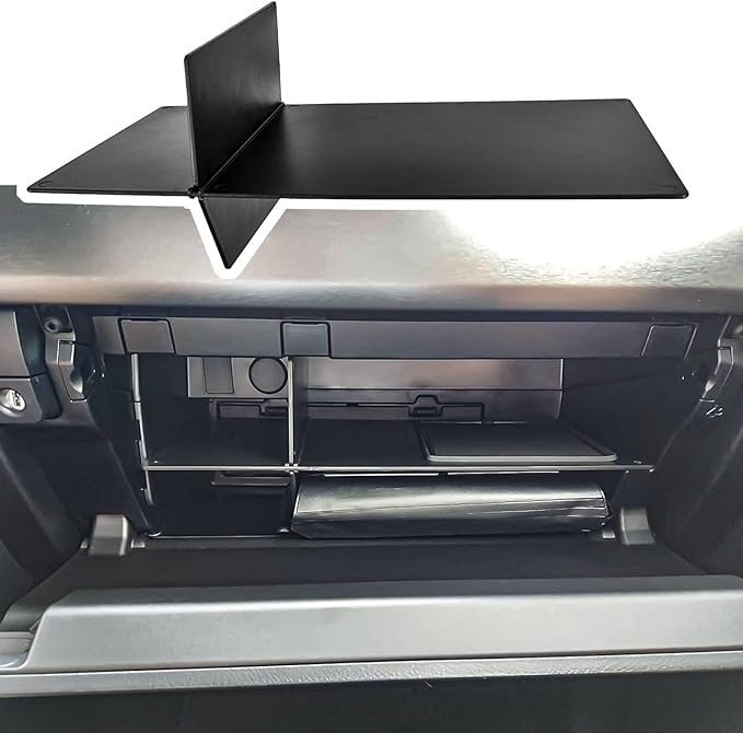 EDBETOS Glove Box Dividers Organizer Compatible with Toyota 4Runner Accessories 2010-2023 2024/ Lexus GX 460 (2010-2023) Insert Box ABS Secondary Storage