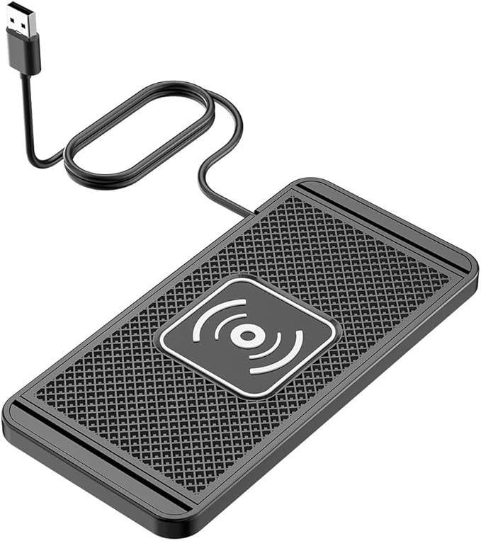 15W Wireless Charger, Non-Slip Wireless Car Charging Pad for Car Charging Pad with 40W Car Charger for S23/S22, 15/14/13/12 (1M Cable)
