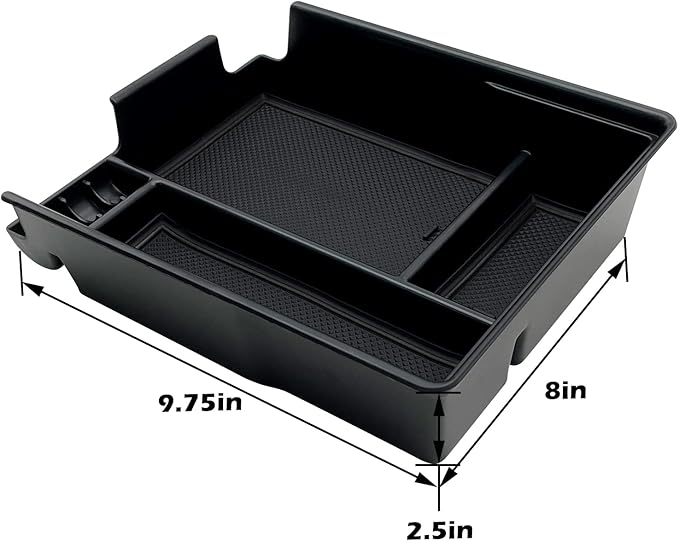 Center Console Organizer Compatible with Hyundai Palisade 2022 2021 2020 Accessories (Black)