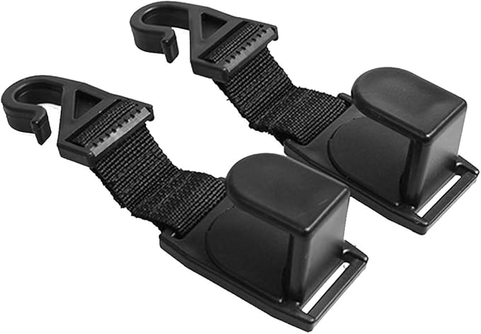 YOCTM 2-Pack Seat Headrest Hooks for for 2018 2019 2020 2021 2022 Jeep Wrangler JL JLU Unlimited Sahara Sports Rubicon Gladiator JT Car Back Seat Organizer Hanger Storage Hook Space Saving