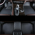 Car Floor Mats Automotive Floor Mats Vehicle Specific All Weather Protection Custom Compatible with Most of 98% Cars SUVs (Black)